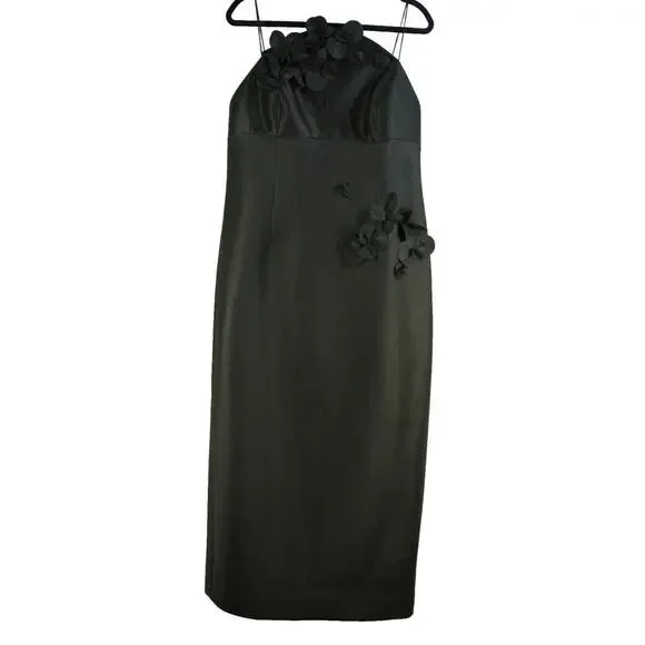 knee length dresses for ladies Bilston Mini Dress for Women, Black, AU12 US8, Polyester Cotton Blend